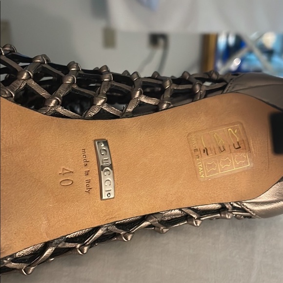 Gucci leather web style bootie. - Picture 4 of 6